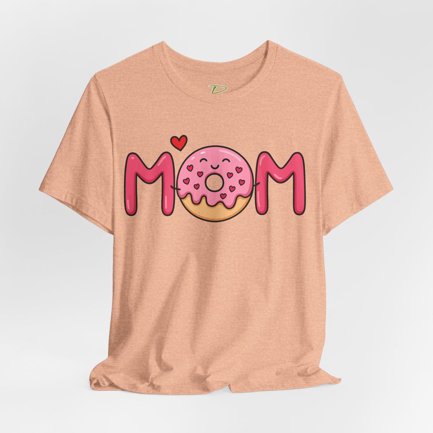 Mom Donut Tee - Lightweight Fabric T-shirt - Mother's Day Gift - Birthday Gift - Funny Gift - Donut Lover Gift