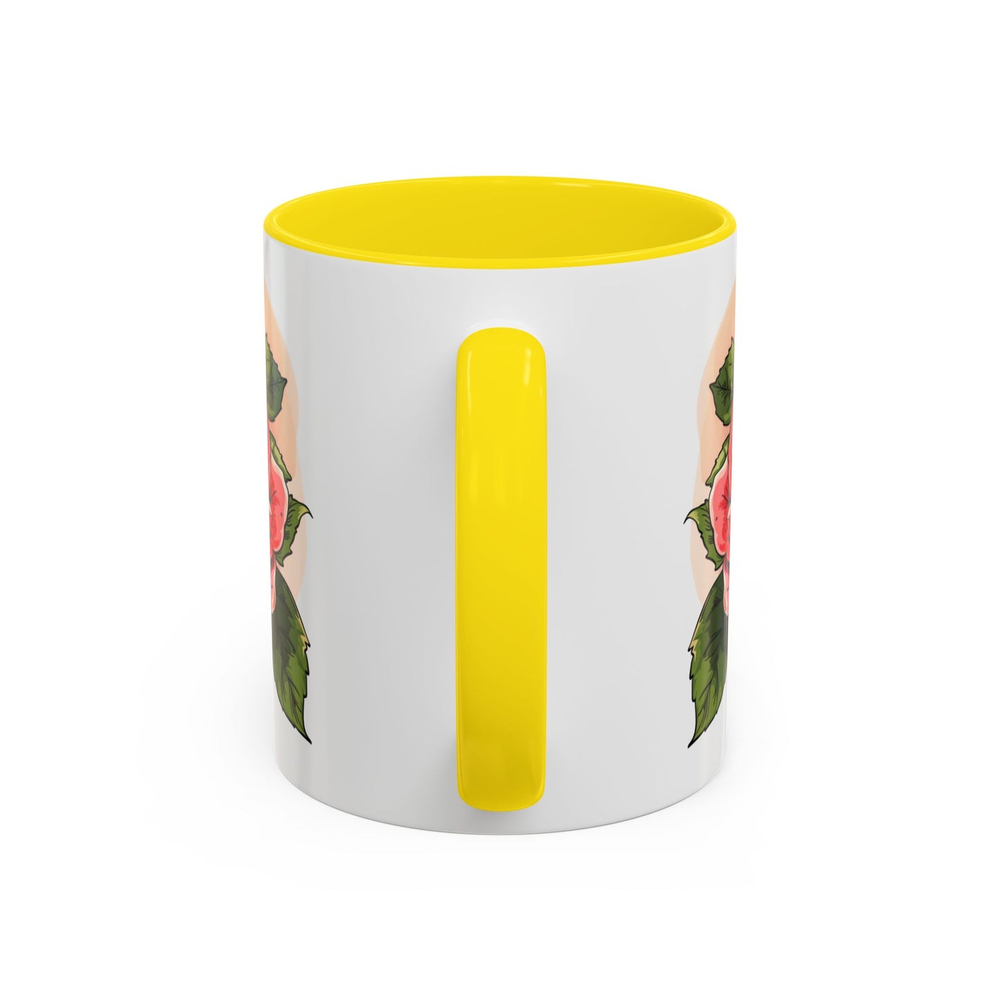 Elegant Floral Accent Coffee Mug - Perfect Gift for Garden Lovers