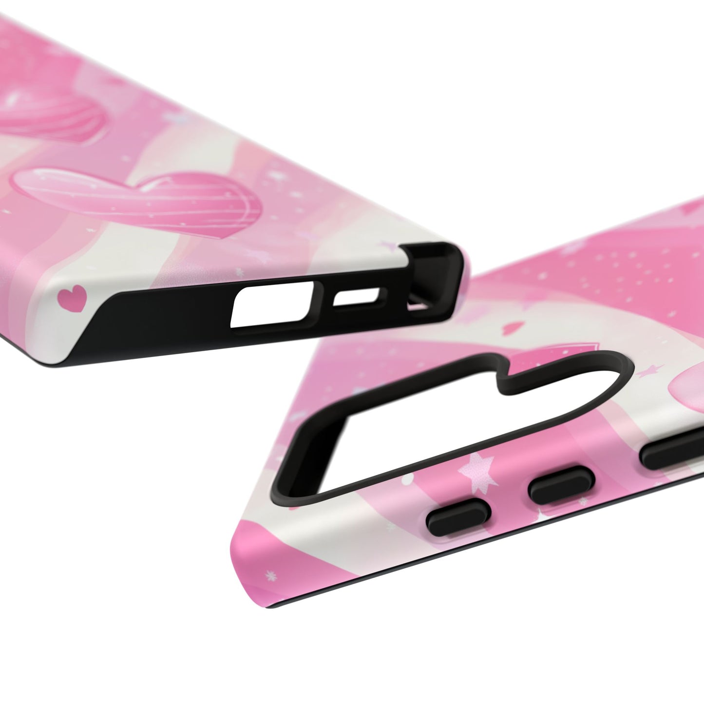 Pink Hearts Phone Case - iPhone, Samsung, and Google case