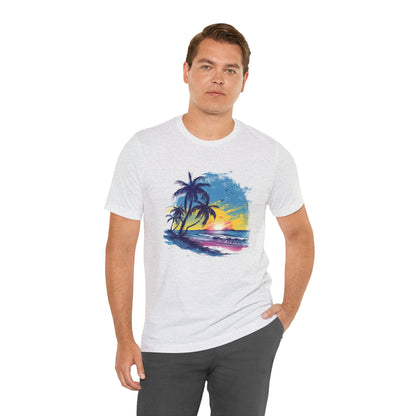 Island Beach Dreams T-shirt - Lightweight Fabric Tee