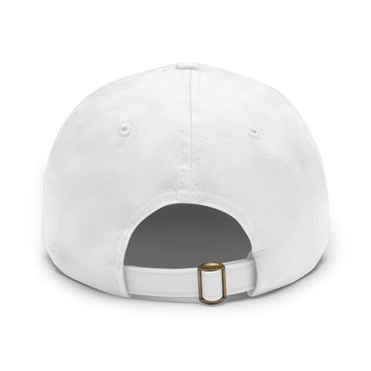 Lion Design Dad Hat with Leather Patch – Stylish Casual Hat for Animal Lovers