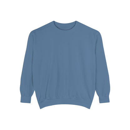 Butterfly Design Unisex Garment-Dyed Sweatshirt - Butterfly Sweatshirt