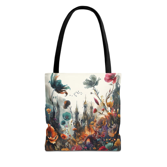 Nature and Castle Tote Bag