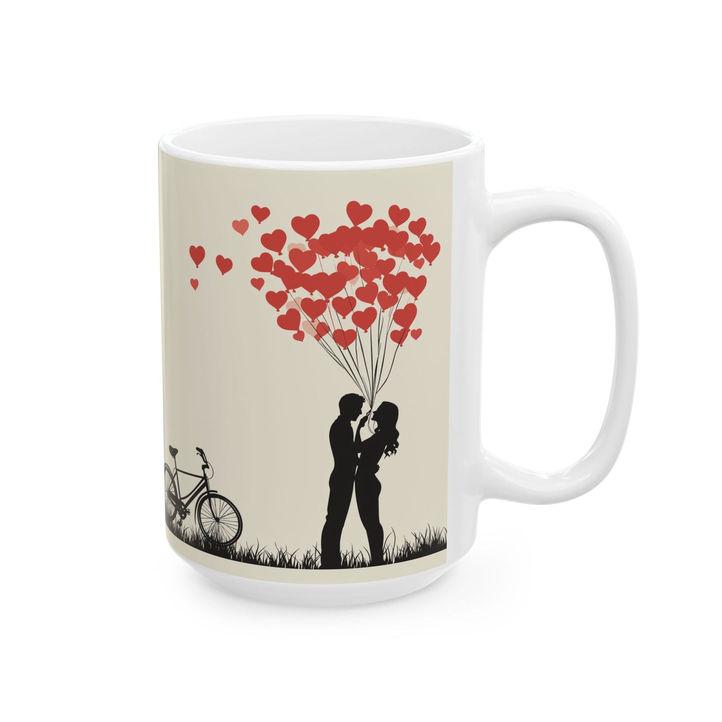 Romantic Love Balloon Mug - Perfect for Couples | 11oz & 15oz