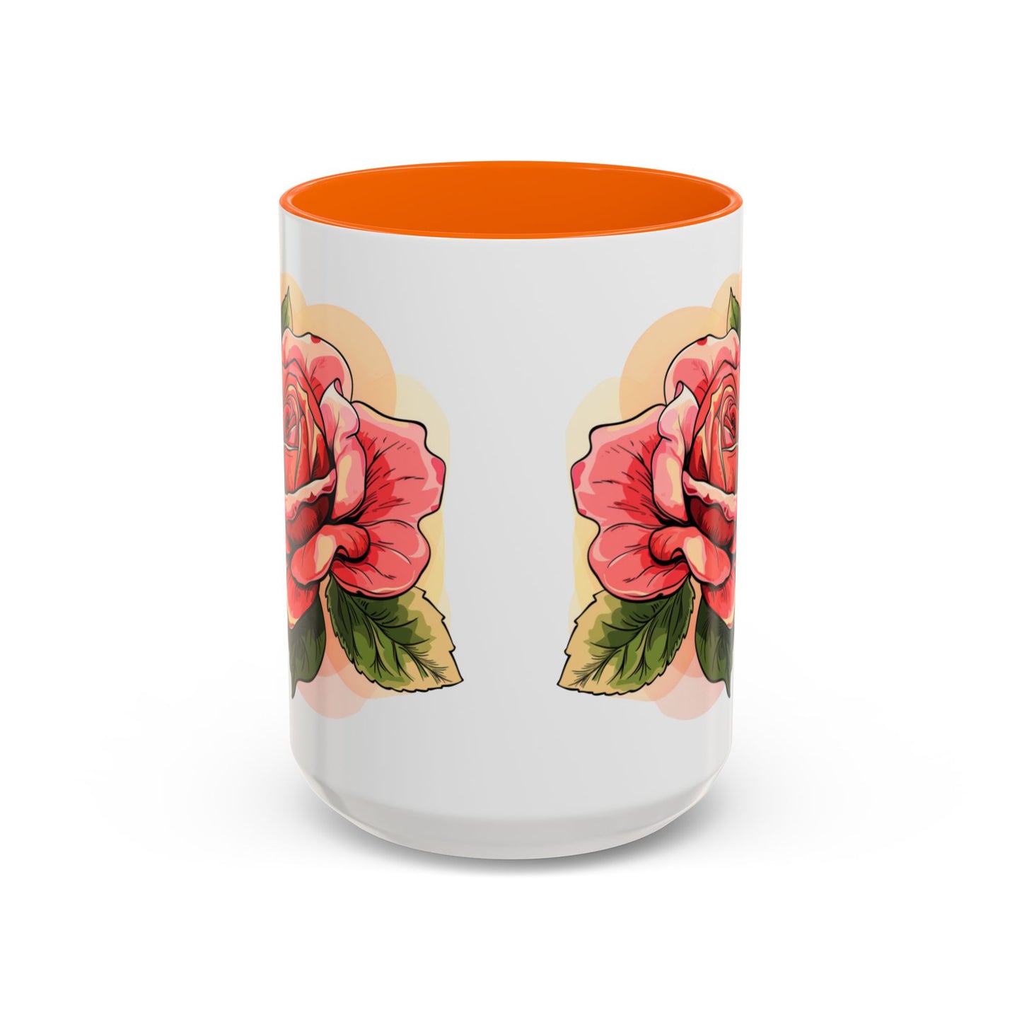 Elegant Floral Accent Coffee Mug - Perfect Gift for Garden Lovers