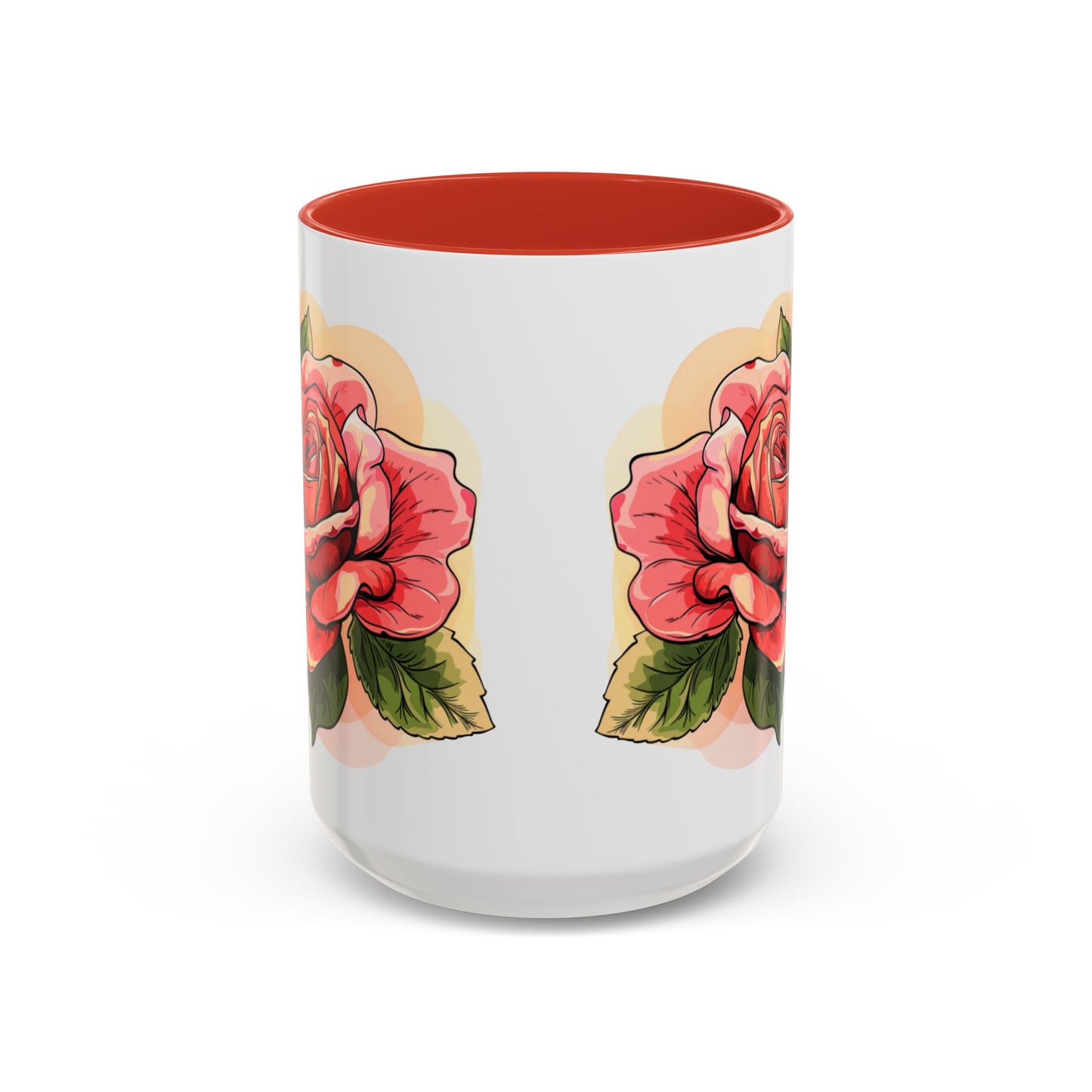 Elegant Floral Accent Coffee Mug - Perfect Gift for Garden Lovers