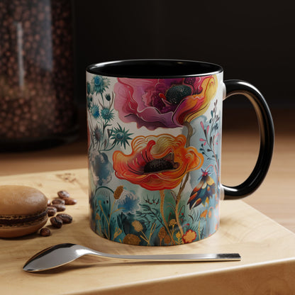 Accent Watercolor Coffee Mug, (11, 15oz)