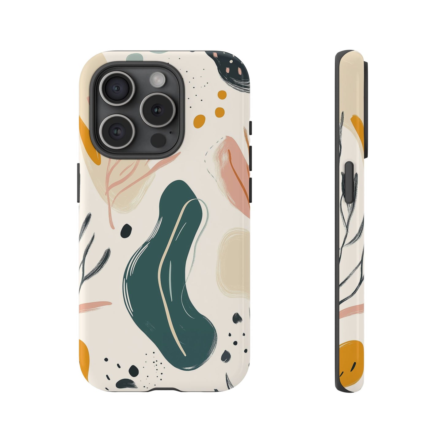 Phone Case with Abstract Art design - iPhone, Samsung, and Google case