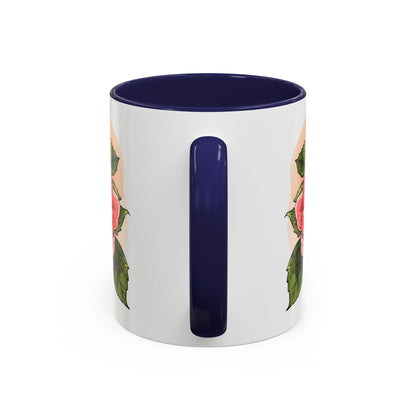 Elegant Floral Accent Coffee Mug - Perfect Gift for Garden Lovers