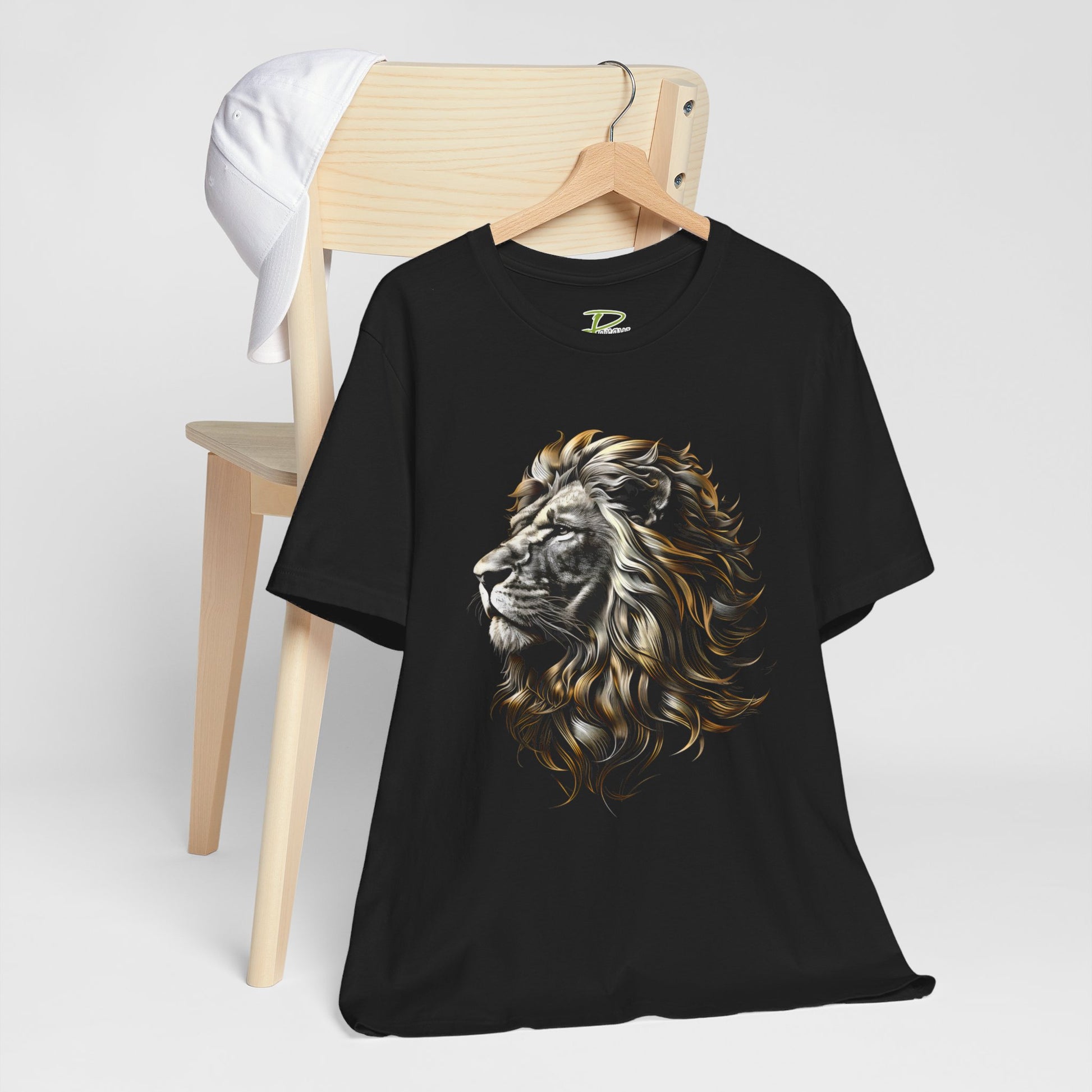 Golden 3D Lion King T-Shirt - Paraw