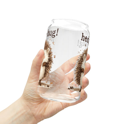 Sipper Glass, 16oz - Hedgehog 16oz Sipper Glass