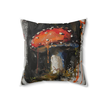 Square Oil colored Mushroom Cushion