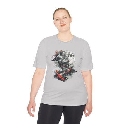 Unisex Moisture Wicking Tee - Beautiful Road Going up to Space T-shirt