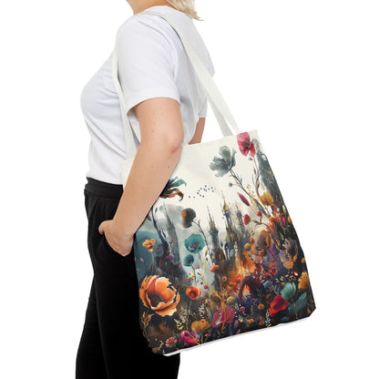 Nature and Castle Tote Bag
