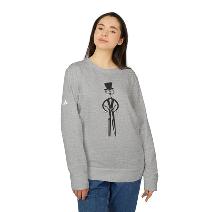 Adidas Unisex Fleece Crewneck Sweatshirt – Barber Art Edition Sweatshirt