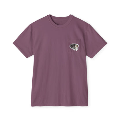 cat pocket tee