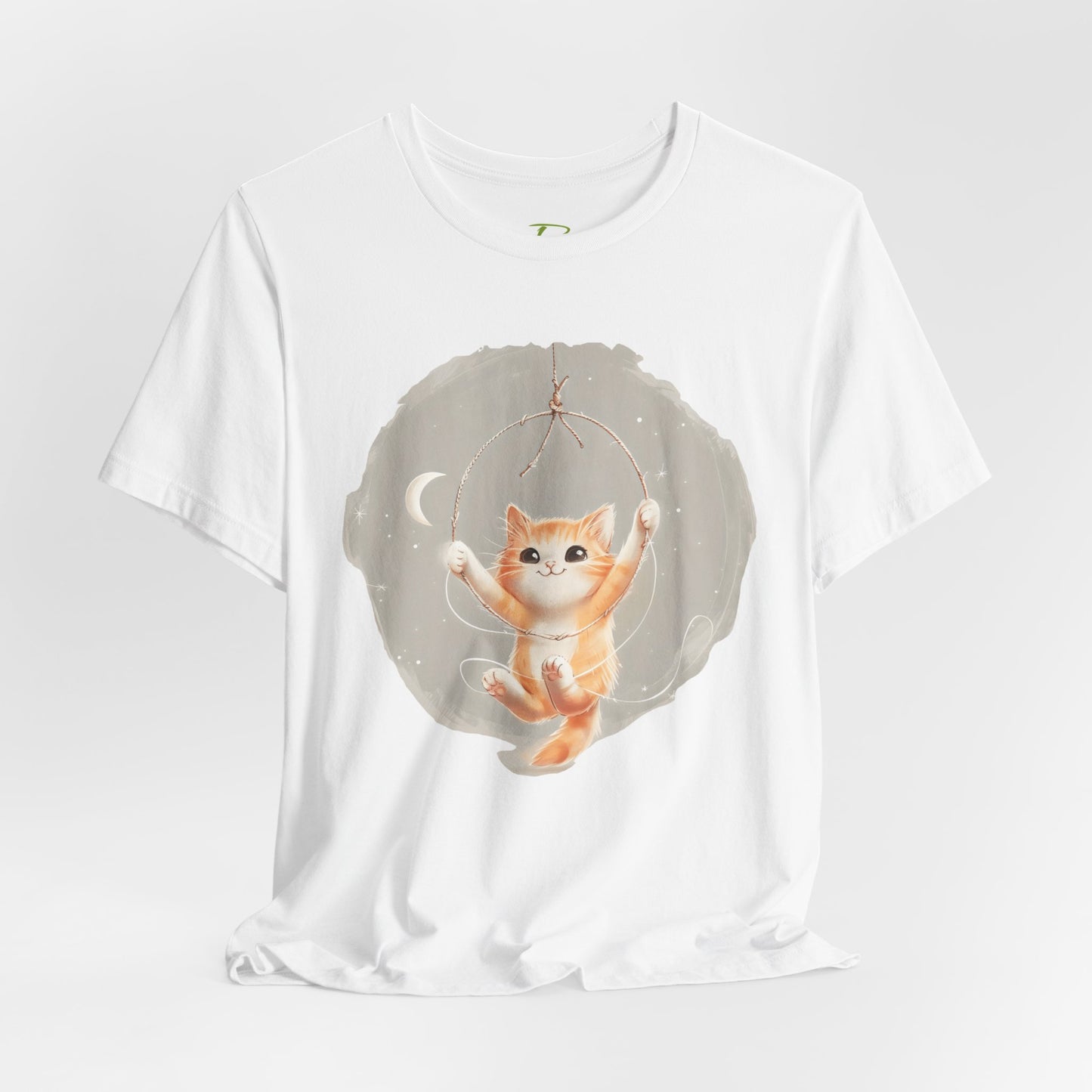 Cute Smiling Cat Cartoon T-shirt - Paraw