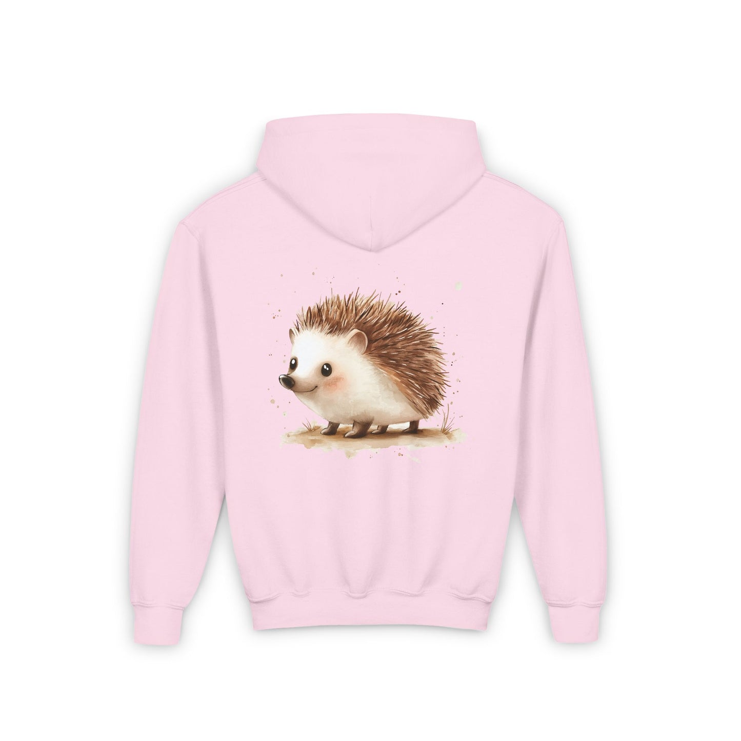 Youth Heavy Blend Hooded Sweatshirt - Cute Hedgehog Design Hooded Sweatshirt