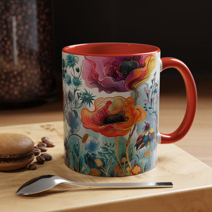 Accent Watercolor Coffee Mug, (11, 15oz)