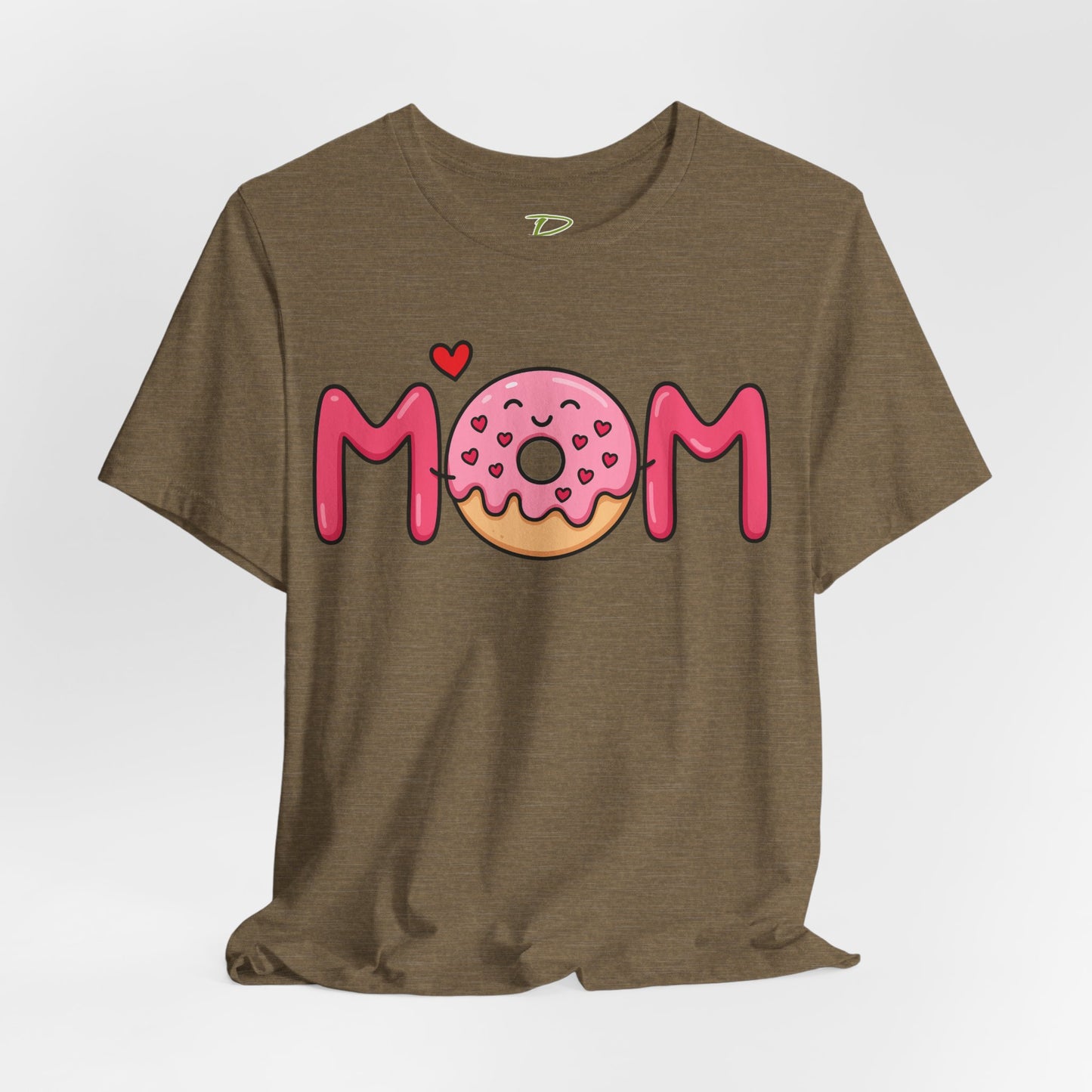 Mom Donut Tee - Lightweight Fabric T-shirt - Mother's Day Gift - Birthday Gift - Funny Gift - Donut Lover Gift