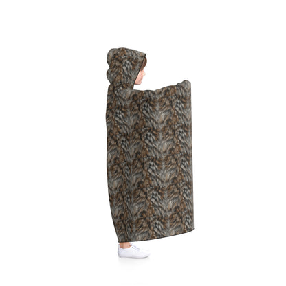 Luxuriously Soft Hooded Blanket - Size 50" × 40"