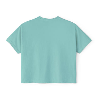Stylish Women's Boxy Tee with Elegantly Dressed Graphic - Scissors design T-shirt