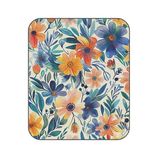 Vibrant Floral Picnic Blanket - Perfect for Outdoor Gatherings & Relaxation
