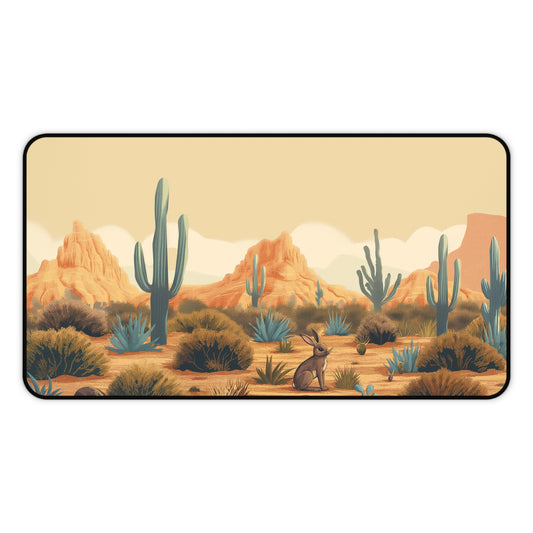 Desert Landscape Mousepad 12” × 22”