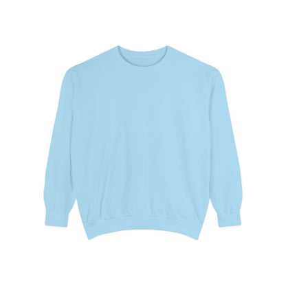 Butterfly Design Unisex Garment-Dyed Sweatshirt - Butterfly Sweatshirt