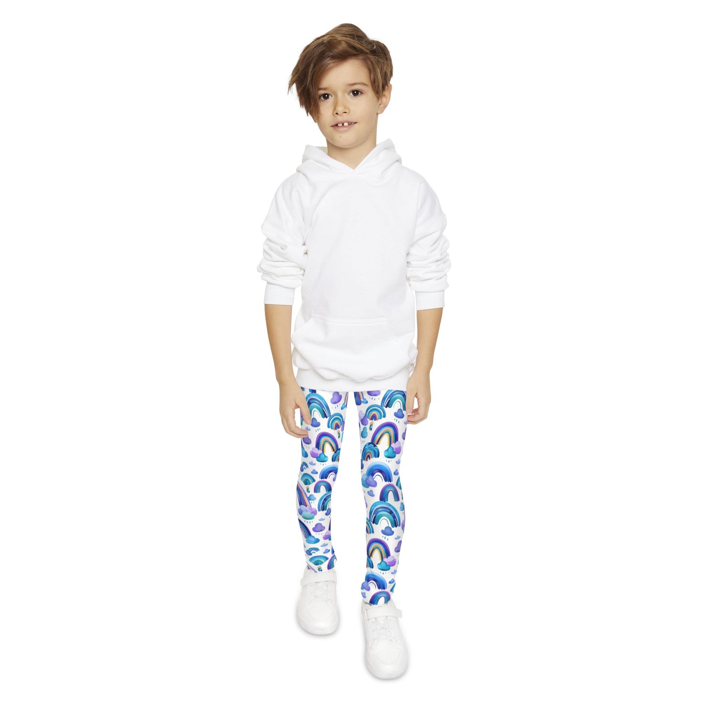 Rainbow Radiance: Youth Full-Length Leggings