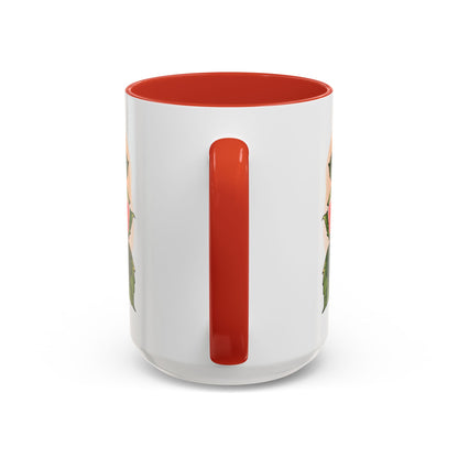 Elegant Floral Accent Coffee Mug - Perfect Gift for Garden Lovers
