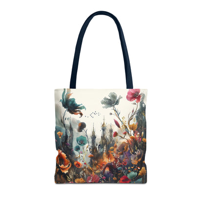 Nature and Castle Tote Bag