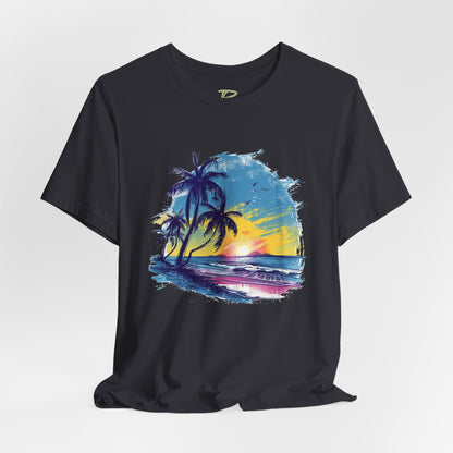 Island Beach Dreams T-shirt - Lightweight Fabric Tee