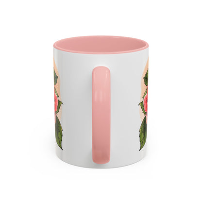 Elegant Floral Accent Coffee Mug - Perfect Gift for Garden Lovers