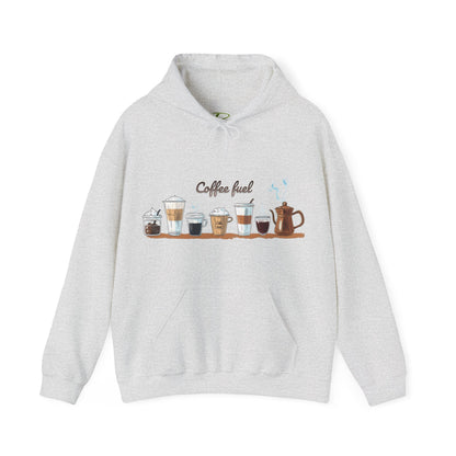 Cozy coffee cups hooded sweatshirt