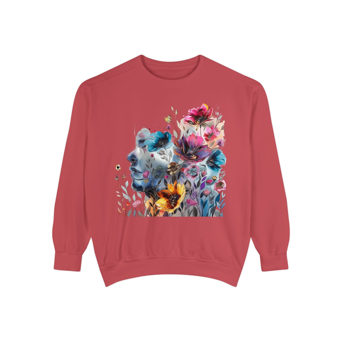 Comfortable floral sweatshirt for women