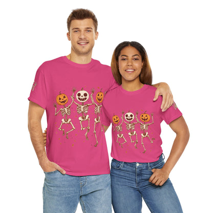 Cute unisex Halloween skeleton tee