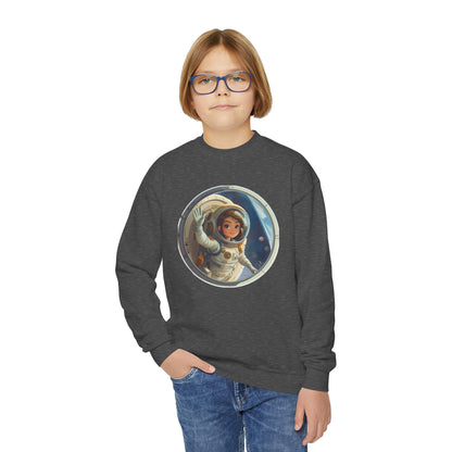 Cosmic Kid design Sweatshirt - Youth Crewneck Sweatshirt