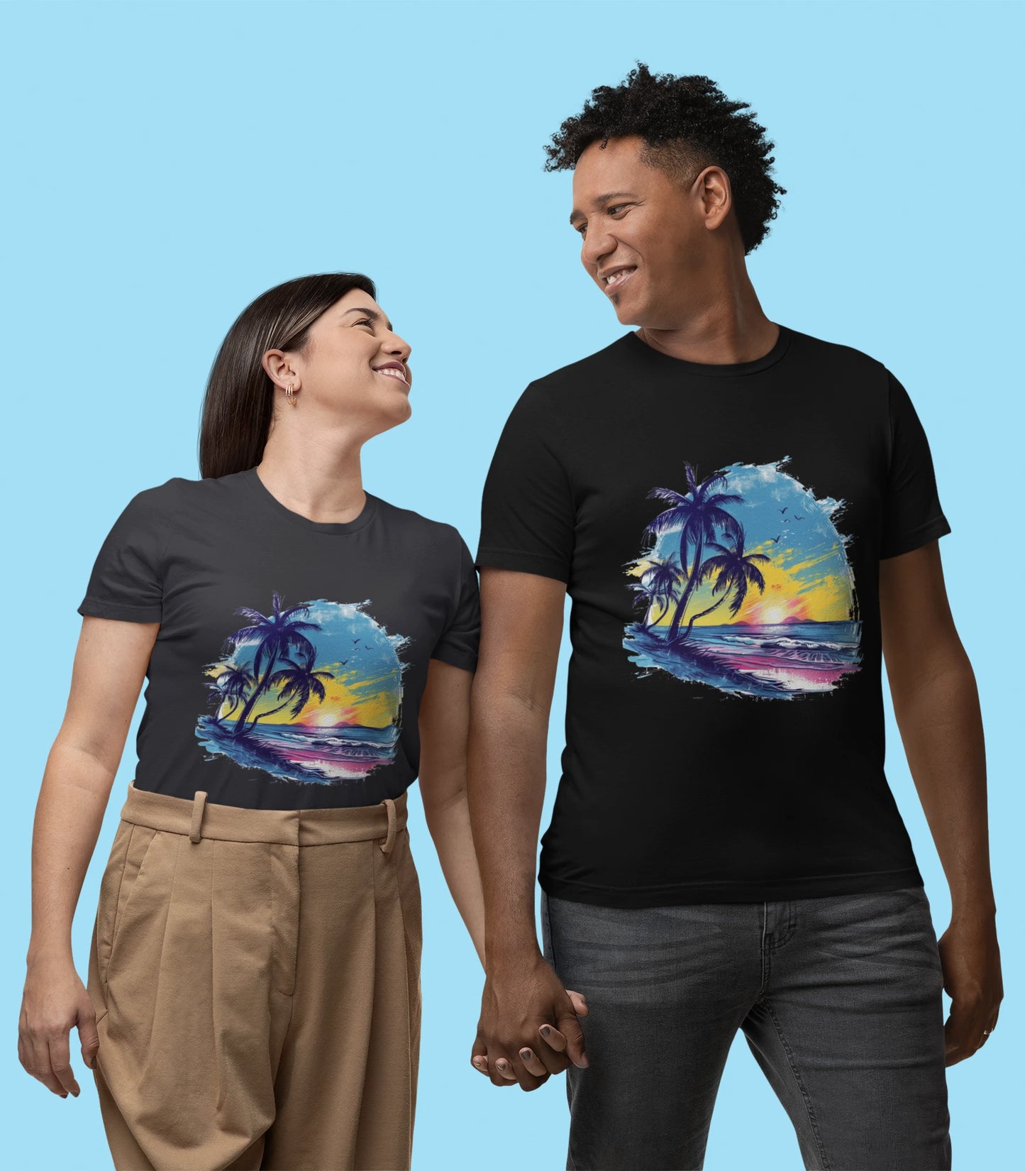 Island Beach Dreams T-shirt - Lightweight Fabric Tee