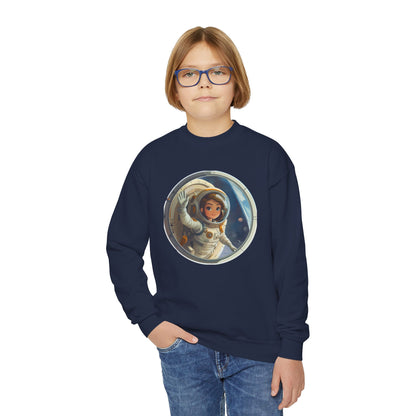 Cosmic Kid design Sweatshirt - Youth Crewneck Sweatshirt