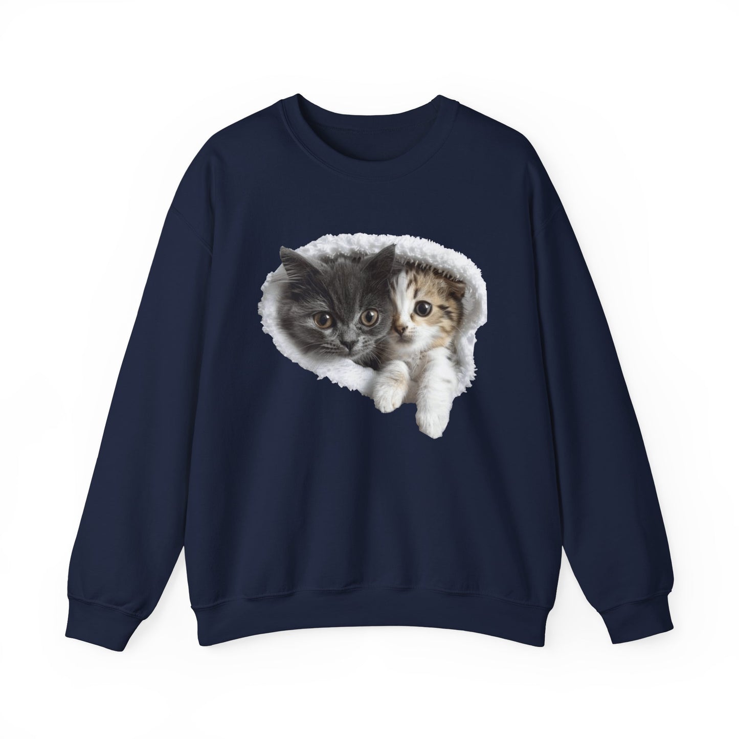 Fun cat graphic unisex crewneck