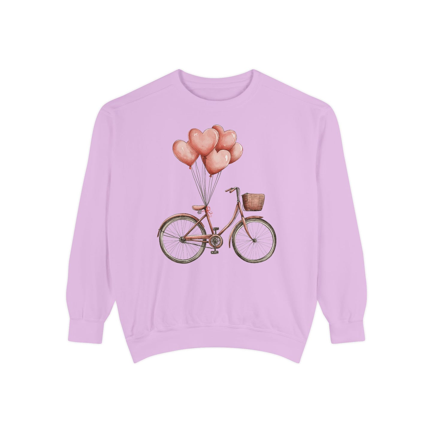 Unisex garment-dyed sweatshirt