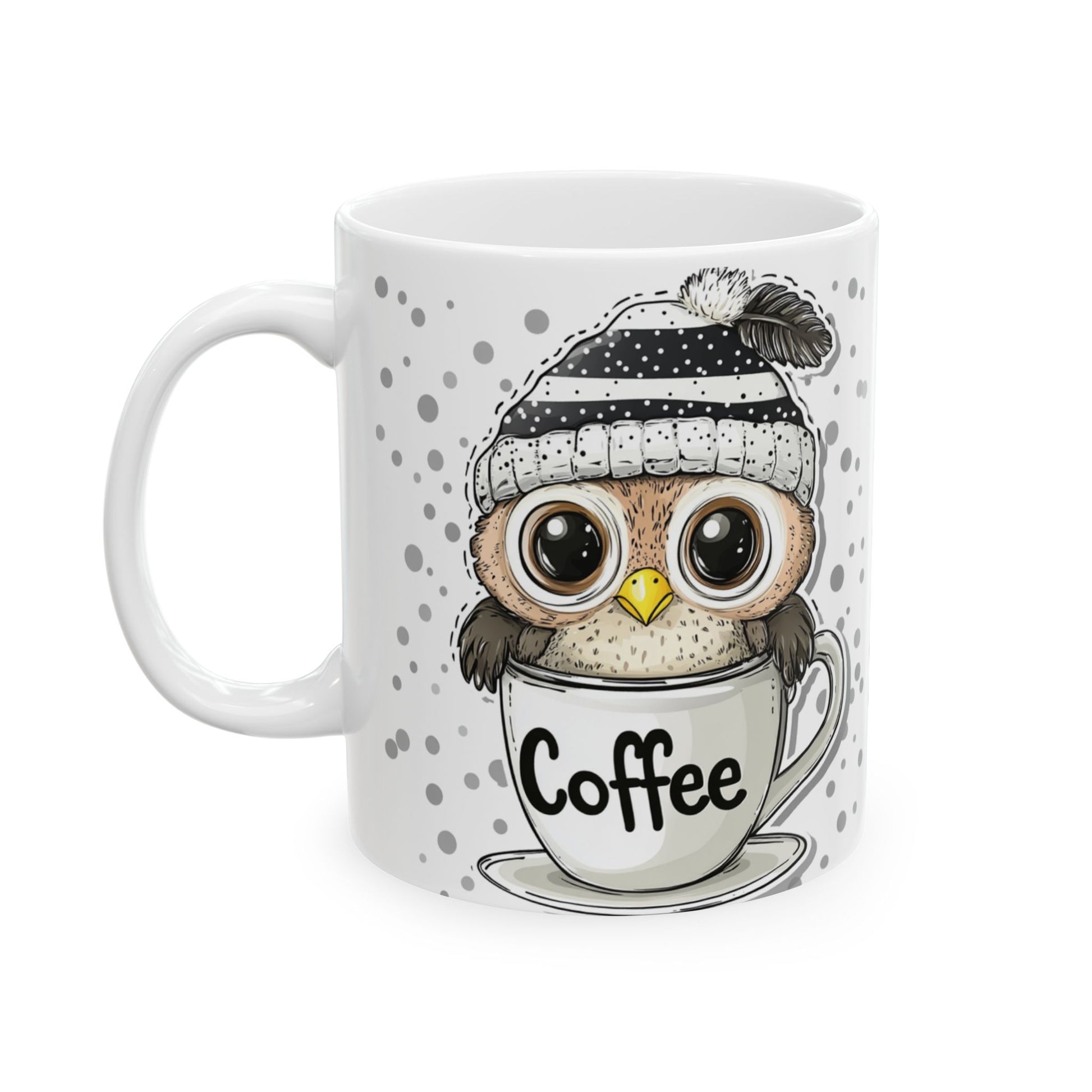 Custom owl mug