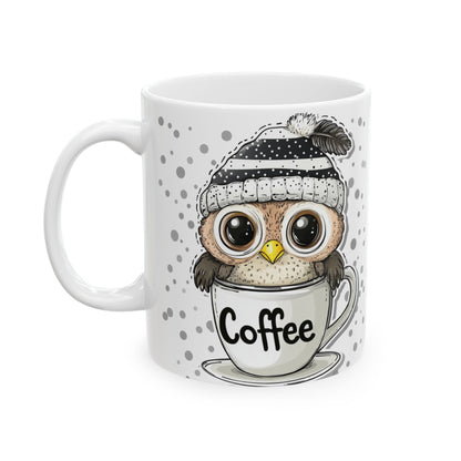 Custom owl mug