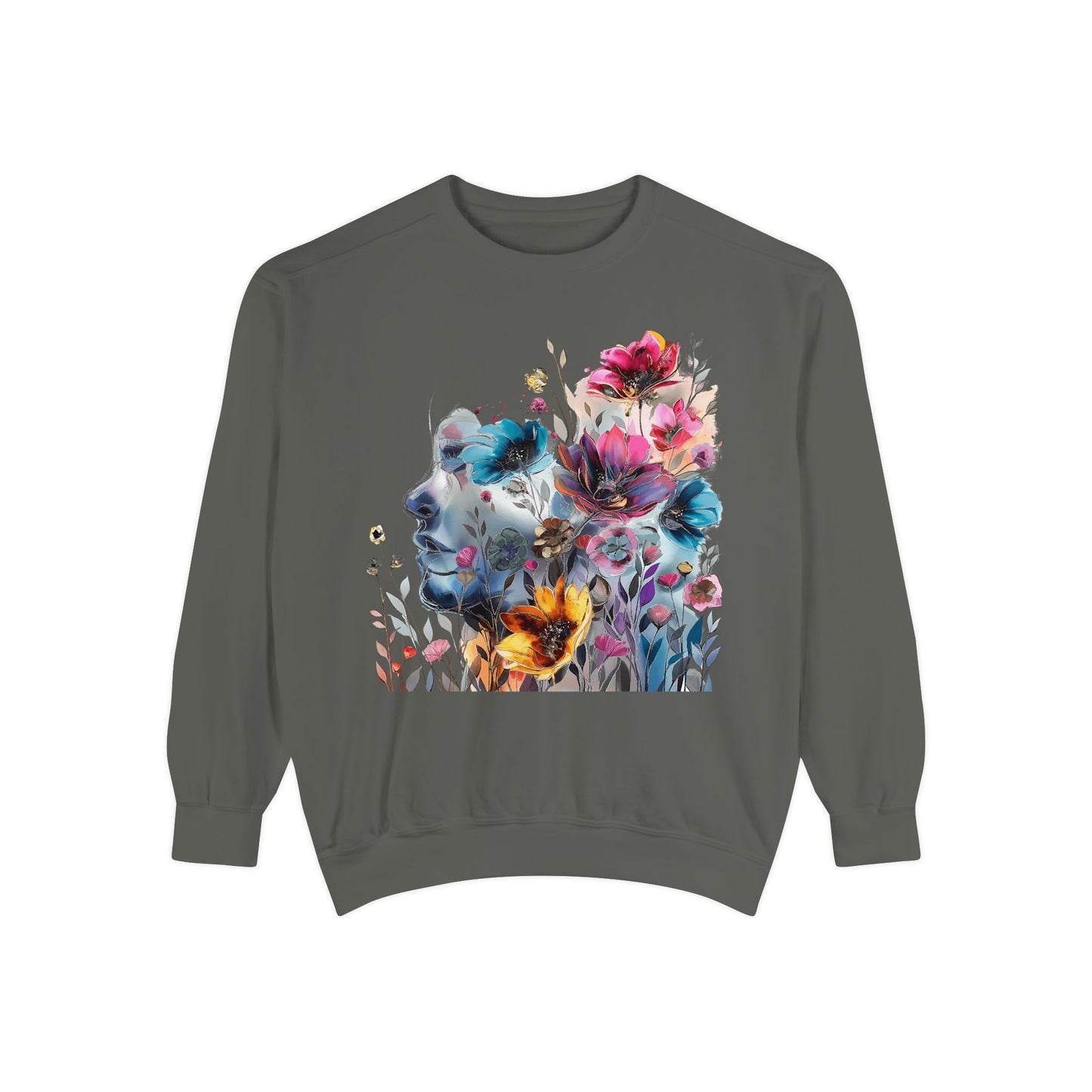 Artistic sweatshirt for travel and outings