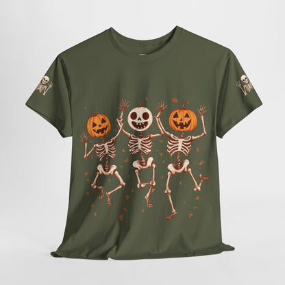 Pumpkin head design shirt