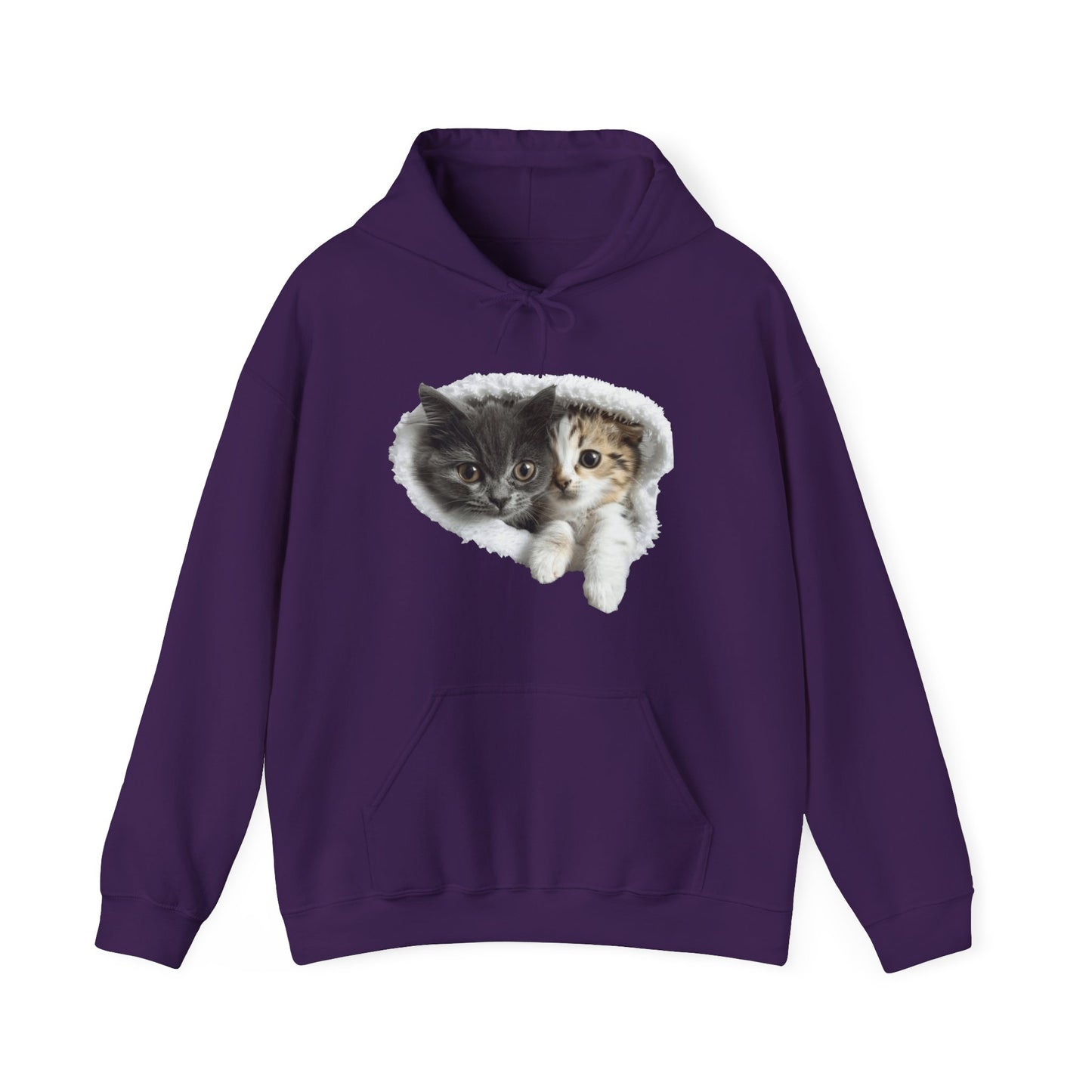 Adorable cat design hoodie