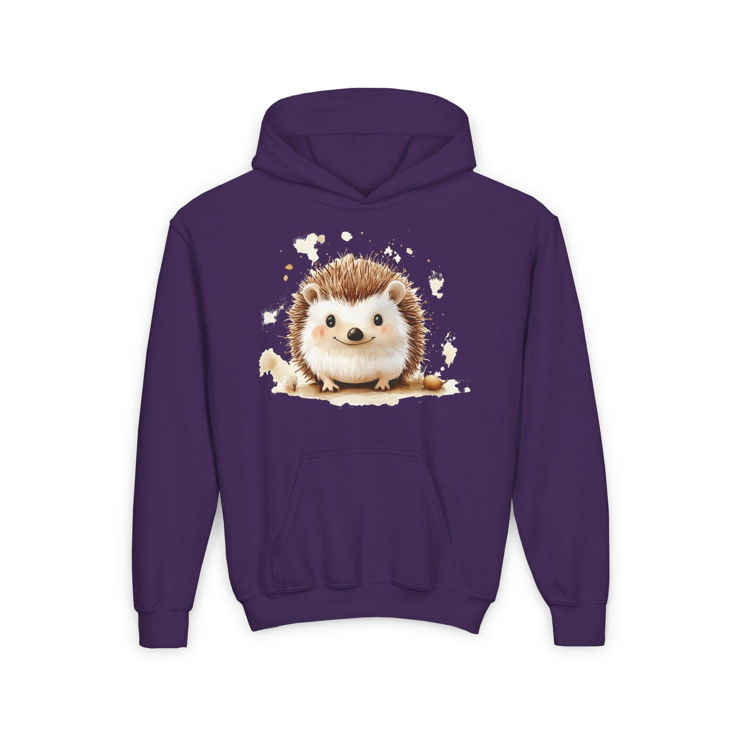 Purple Soft and warm youth hoodie