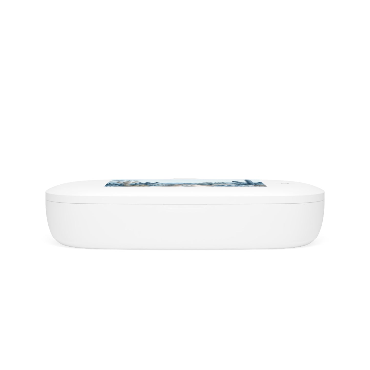 UV phone sanitizer box with wireless charging pad, perfect tech gift