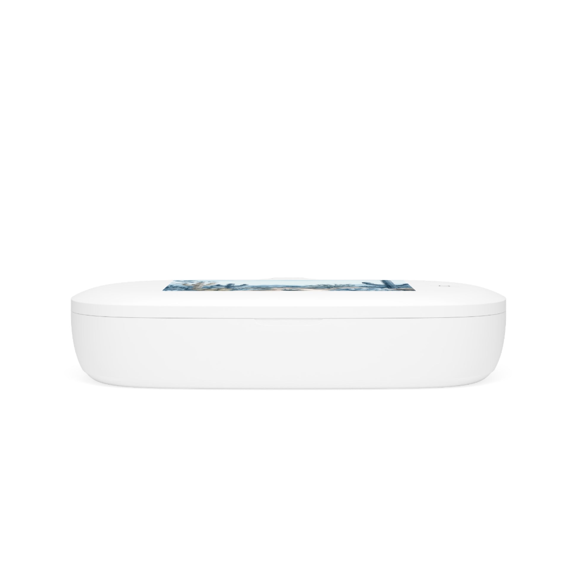UV phone sanitizer box with wireless charging pad, perfect tech gift